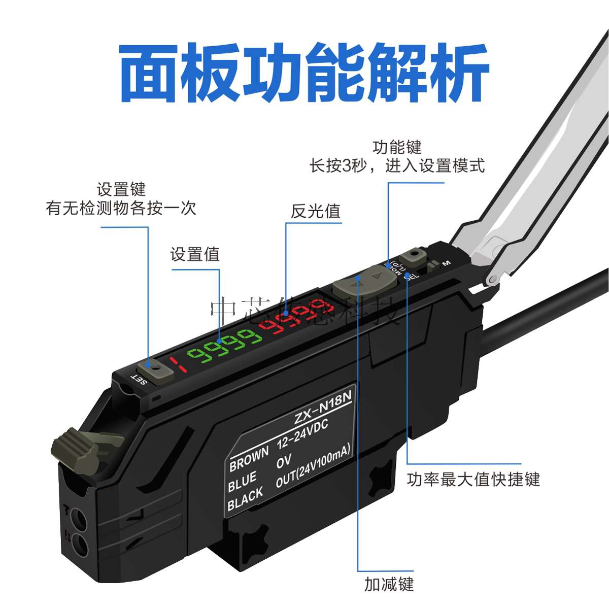 ZX-N18N双数显放大器- 浙江中芯智能科技有限公司